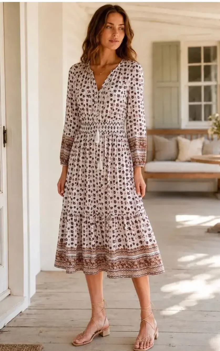 Cleobella Blakely Midi Dress XS Boho